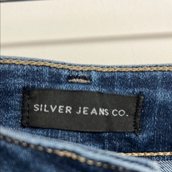 Silver Jeans Dark Blue Skinny Pants | Size 34 - Picture 2 of 4